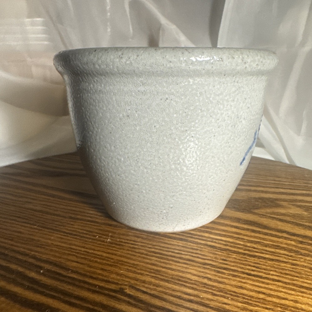 1995 Eldreth Salt Glaze Angel Crock Planter Pot - Picture 8 of 10
